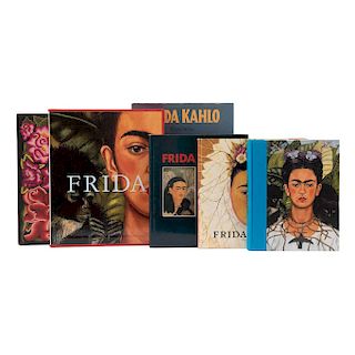 Carpenter, Elizabeth / Casanova, Rosa / Prignitz-Poda, Helga / Milner, Frank / Monsiváis, Carlos. Libros sobre Frida Kahlo. Piezas: 6.