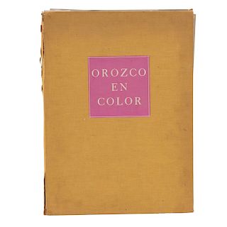 Fernández, Justino. Orozco en Color, Obras de Orozco en la Colección Carrillo Gil. México, 1949. 22 láminas. Edición de 500 ejemplares.