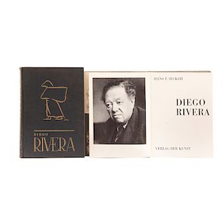 Gamboa, Fernando / Secker, Hans F. Diego Rivera 50 años de su Labor Artística / Diego Rivera. México / Dresden, 1951 / 1975. Piezas: 2.