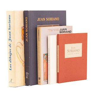 González Esteva, Orlando / Fernández, Justino - Mesa, Diego de. Libros sobre Juan Soriano. Pzs: 5.