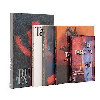 Mijangos, Mario / Conde, Teresa del / Bayón, Damián. Libros sobre Rufino Tamayo. Piezas: 5.