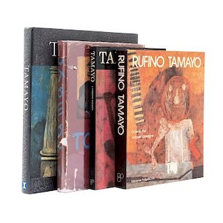 Paz, Octavio / Corredor-Matheos, J. / Goldwater, Robert. Libros sobre Rufino Tamayo. Piezas: 4.