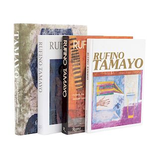 Pereda, Juan Carlos / Paz, Octavio / B. Lewin Galleries. Libros sobre Rufino Tamayo. Pzs: 4.