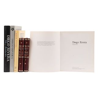 Torriente, Lolo de la / Reyero, Manuel. Memoria y Razón de Diego Rivera / Arte y Revolución... Libros sobre Diego Rivera.  Pzs: 6.