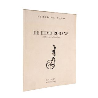 Varo, Remedios. De Homo Rodans, Hälikcio von Fuhrängschmidt. México: Calli - Nova, 1965.