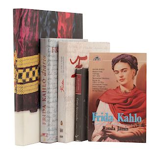 Zamora, Martha / Jamis, Rauda / Frantz-Marty, Isabelle. Libros sobre Frida Kahlo. Pzs: 5.