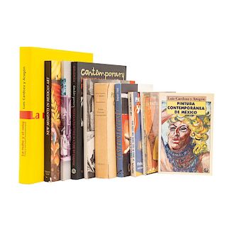 Cardoza y Aragón, Luis / Goldman, Shifra M. / Tibol, Raquel / Covantes, Hugo... Libros sobre Pintura Mexicana. Pzs: 10.