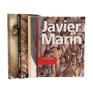 Varios Autores / Gantous, Claudio y Christian / Ruy Sánchez, Alberto. Javier Marín, Escultura / Barro / Retablo / Retrotábula. Pzas: 4