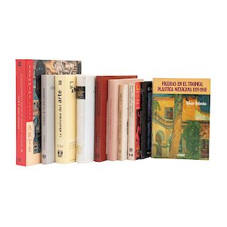 Ramírez, Fausto / Debroise, Olivier / Beltrán, Alberto / Maza, Francisco de la... Libros sobre la Historia del Arte en México. Pzas: 10