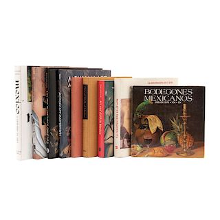 Smith, Bradley / Burke, Marcus B. / Stierlin, Henri et Anne... Libros de Arte Prehispánioco, Virreinal y México Independiente. Pzas: 9.