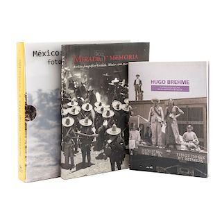 Berumen, Miguel Ángel / Cabrera Luna, Claudia/ Ortiz Monasterios, Pablo.  Libros sobre Hugo Brehme y la Revolución Mexicana . Piezas: 3