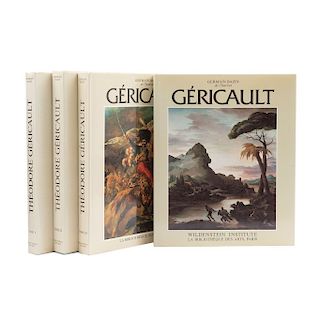 Germain Bazin de L´Institut. Théodore Géricault, Étude Critique, Documents et Catalogue Raisonné. Paris, 1987 - 1989. Piezas: 4.