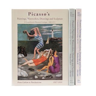 Picasso's Paintings, Watercolors, Drawings and Sculpture, a Comprehensive Illustrated Catalogue. San Francisco, 1995-96. Piezas: 3.