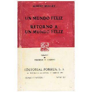 LUCÍA ÁLVAREZ, Un mundo feliz. Aldous Huxley, from El objeto disfrazado de normalidad series.