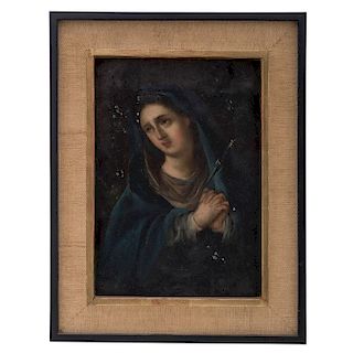 OUR LADY OF SORROWS. MEXICO, LATE 19TH CENTURY. 
