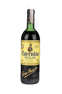 Federico Paternina. Gran Reserva 1948 Rioja. Nivel: en el hombro superior.