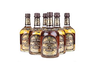 Chivas Regal. 12 años. Blended. Scotch Whisky. Piezas: 6. De los 60's.