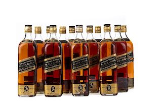 Jhonnie Walker. Black Label. Blended Scotch Whisky. Piezas 12. De los 60's.