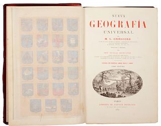Grégoire, M. L. Nueva Geografía Universal. París: Librería de Garnier Hermanos, 1884. Ocho mapas plegados.