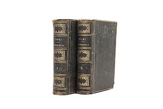 Sánchez de Bustamante, A. Nuevo Curso Completo de Geografía Universal. Paris: Librería de Rosa y Bouret, 1853. Con mapas plegados.