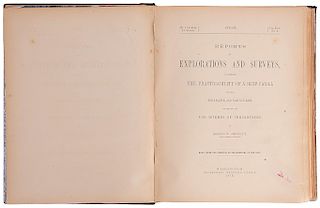 Shufeldt, Robert W. Reports of Explorations and Surveys...  by the Way of the Isthmus of Tehuantepec. Washington, 1872. Ilustrado.