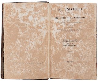 DOS OBRAS COMPLETAS EN UN VOLÚMEN. Federico Lacroix / G. de Gregory. Malta y El Gozo / Cerdeña. Méjico: 1841. Con láminas.