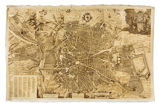 Texeira, Pedro. Mantva, Carpetanorum Sive Matritvm Vrbs Regia. Tipographia de la Villa de Madrid 1656. Facsímil..