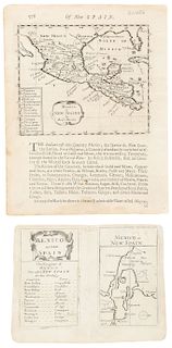 Seller, John / Morden, Robert. Mexico or New Spain / Mexico or New Spaine. London: ca. 1684 / ca. 1688. Piezas: 2.