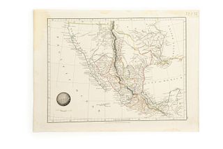 Arrowsmith, A. & S. Mexico. London: Published Jany. 4, 1828 by A. & S. Arrowsmith. Mapa grabado, 24.5 x 32 cm.