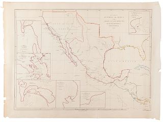 Arrowsmith, John. The Coast of Guatimala and Mexico... with the Principal Harbours in California. London: 1839.