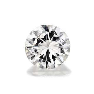 A 1.50-Carat Round Brilliant-Cut Loose Diamond