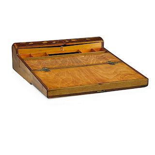 ENGLISH MARQUETRY LAP DESK