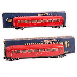 AF S Pair of 650 Red New Haven Coaches