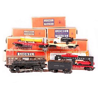 Lionel O Gauge 1654, 6151, 6801, 6414, 3434 Loco and Freight Car Lot