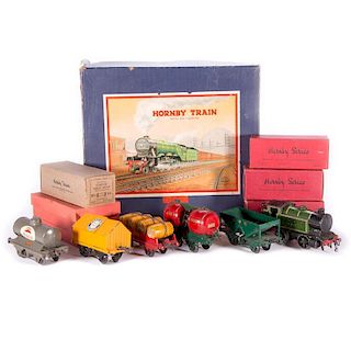 Hornby O Gauge Loco, Freights, Accessory Lot