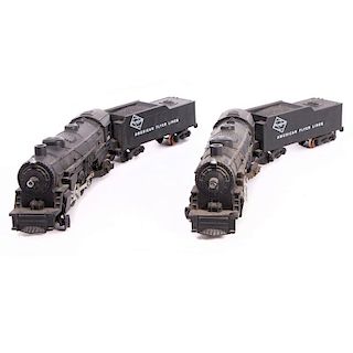 Pair of AF S 21085 Pacific Type Steam Locomotives