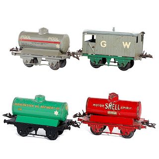 Group of Hornby freight cars
