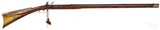 Contemporary carved Pennsylvania flintlock rifle