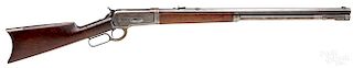Winchester model 1886 lever action takedown rifle