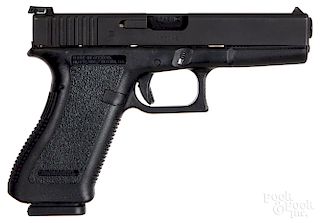 Austrian Glock model 17 semi-automatic pistol