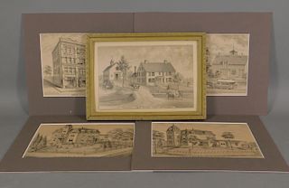 5PC 19C. Rhode Island Architectural Etching Group