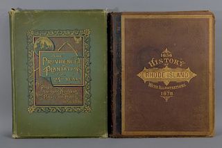 2 Providence Rhode Island History Antiquarian Book