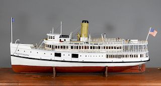 Chauncey M. Depew Scratch Built Steamer Ship Model