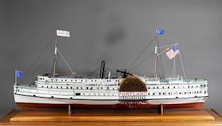P.S. Portland Bluejacket Steamer Ship Boat Model