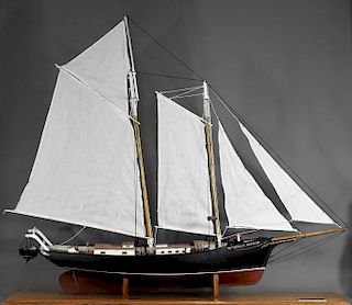 Emma C. Berry Scratch Built Schooner Ship Model