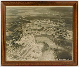 LARGE Military Fort Benning GA Aerial Photograph