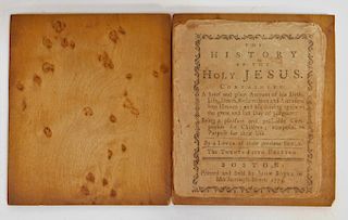 1774 History of The Holy Jesus Boston Book