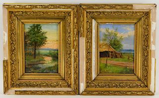 PR Antoon Van Leemputten Landscape Paintings