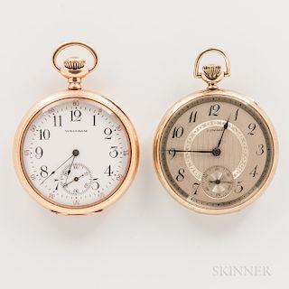 Two American Open-face Watches