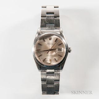 Rolex Oysterdate Precision Stainless Steel Wristwatch